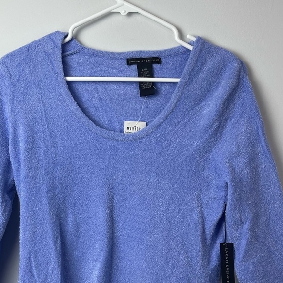 Sarah Spencer Very Soft Fleece Sweater Top size L - Picture 4 of 4